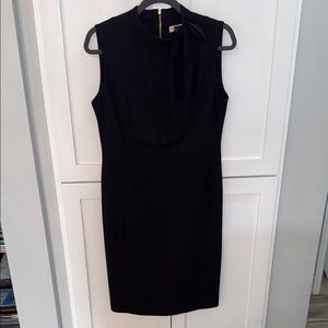Calvin Klein Elegant Black Sleeveless Dress